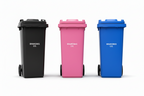 BinWorks Co. Triple 140L Bundle – Black + Pink + Purple – Save $50