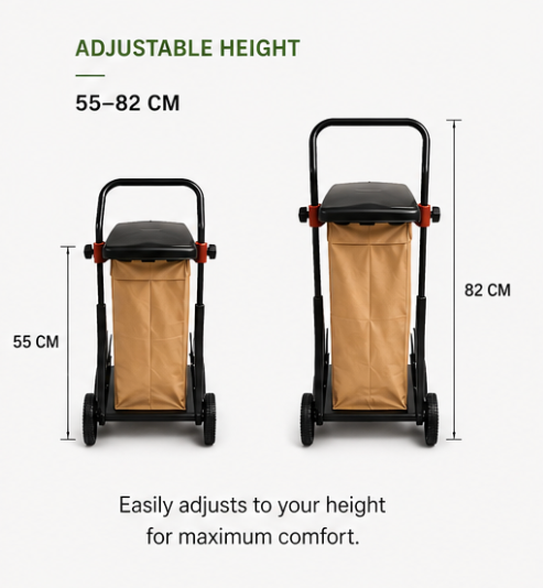 BinWorks 80L Leaf Cart
