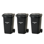 BinWorks Co. Three Black 140L Bin Bundle – Save $50