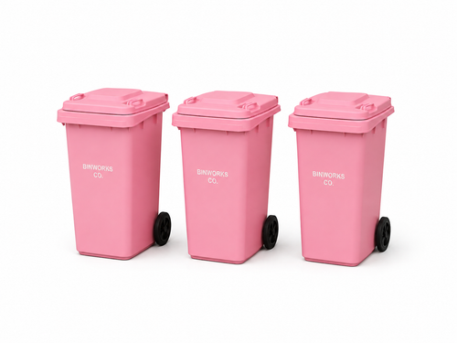 BinWorks Co. Three Pink 140L Bin Bundle – Save $50