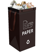 BinWorksHome Foldable Multi-Use Plastic Storage & Waste Bin (Indoor/Outdoor)