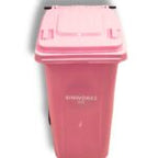 BinWorks Co. 140 Litre Pink Bin