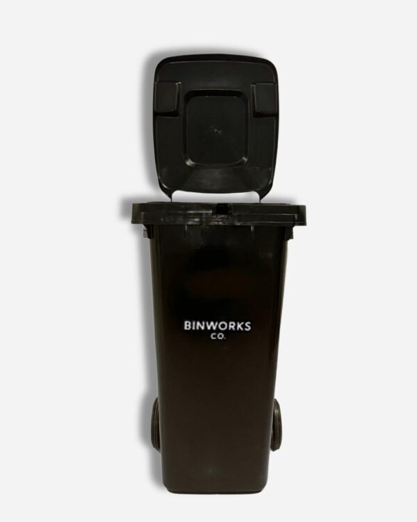 BinWorks Co. 120 Litre Black Bin - Recycling