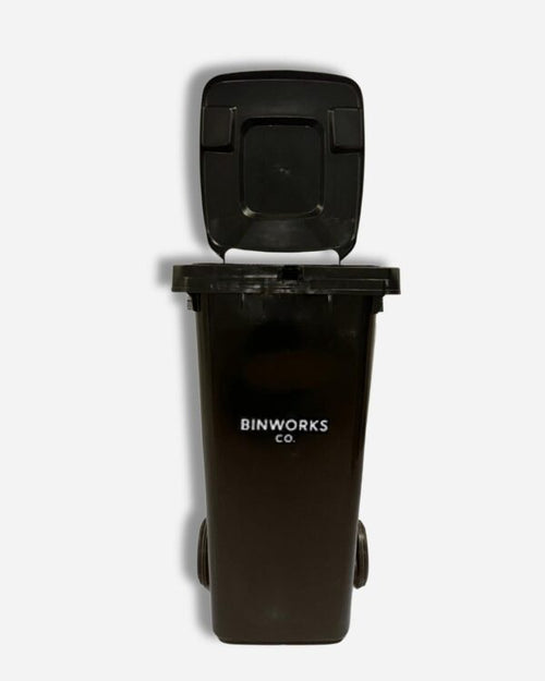 BinWorks Co. 120 Litre Black Bin - Waste