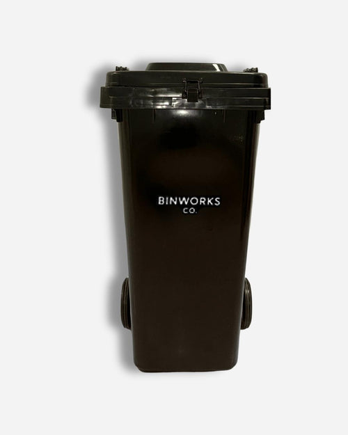 BinWorks Co. 120 Litre Black Bin - Recycling