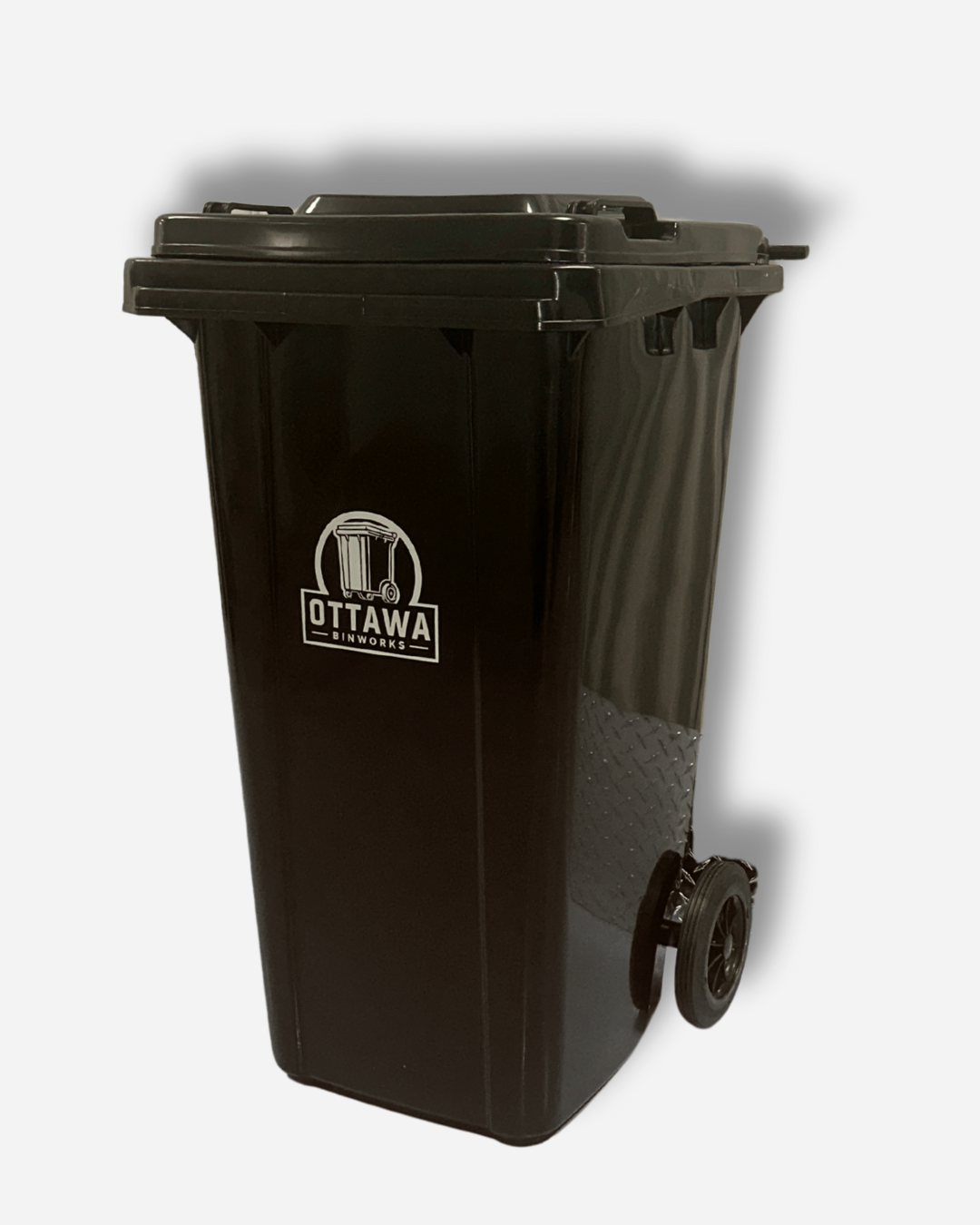 BinWorks Co. 120 Litre Black Bin - Waste